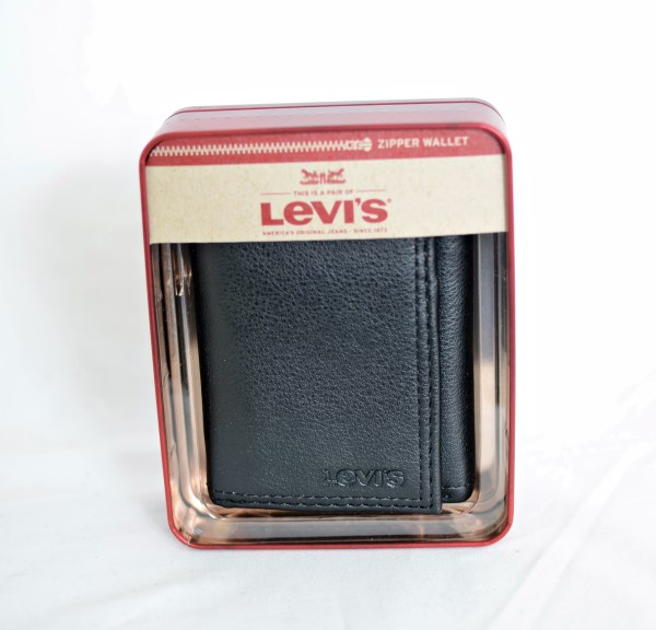 Levi’s Black Trifold Leather Wallet